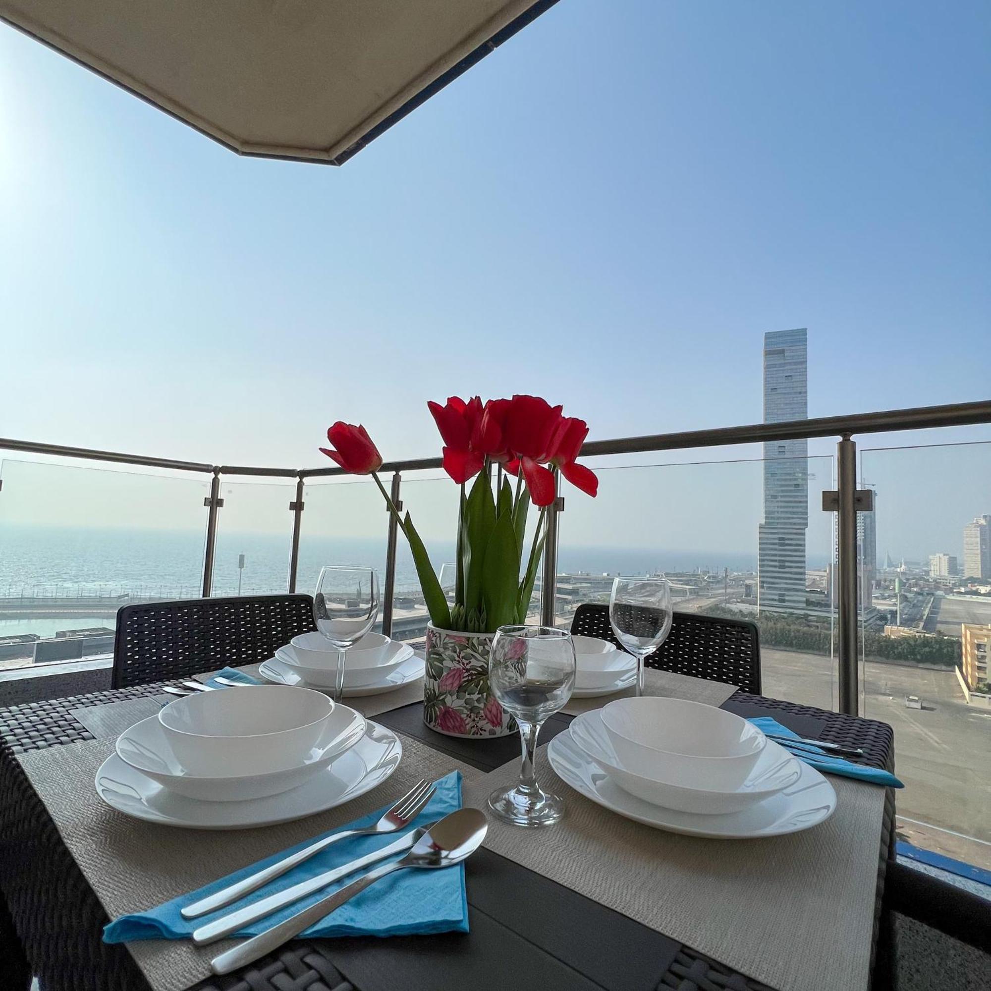 Appartamento Almasarat Tower Sea View Jiddah Esterno foto