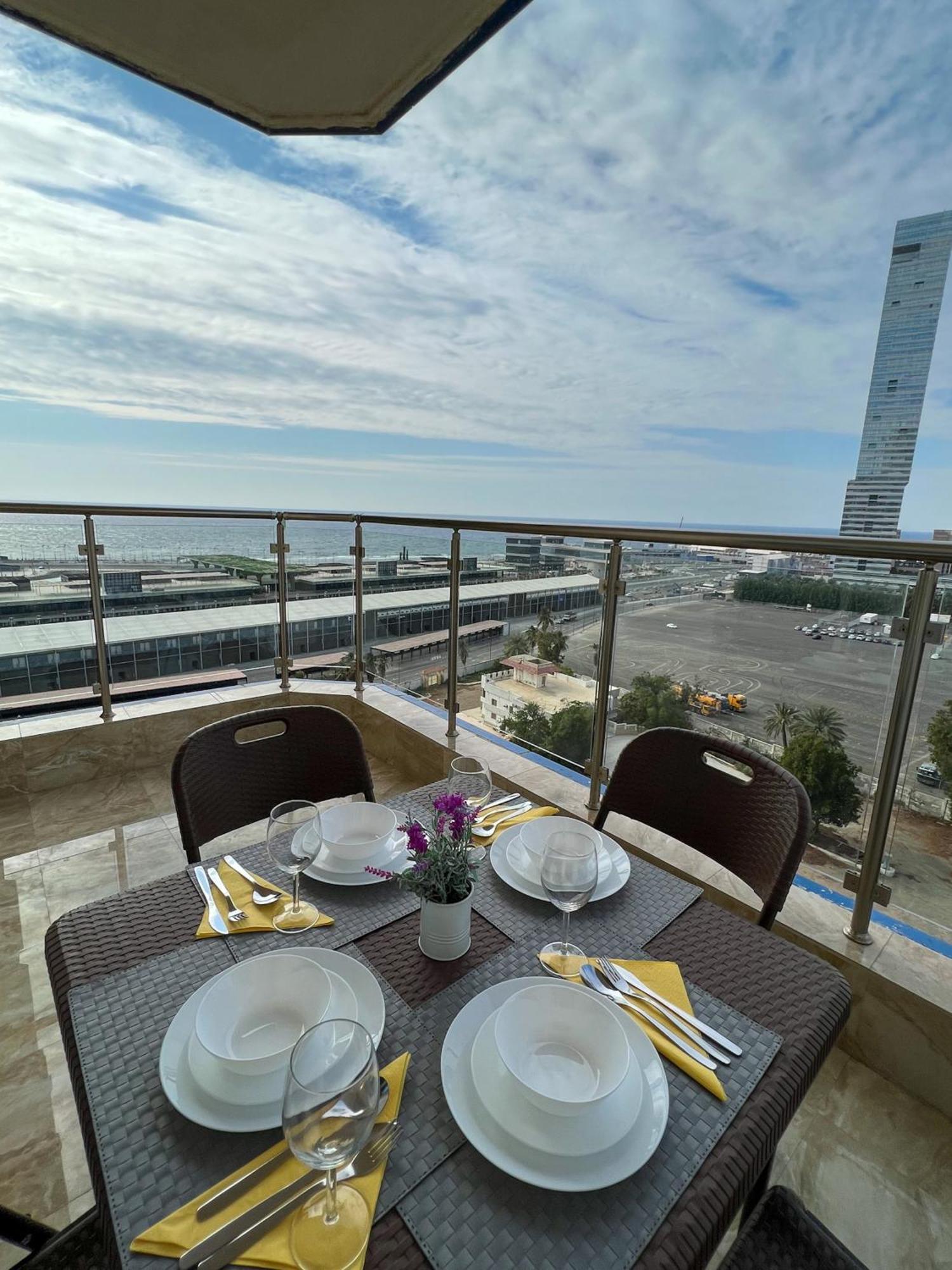 Appartamento Almasarat Tower Sea View Jiddah Esterno foto
